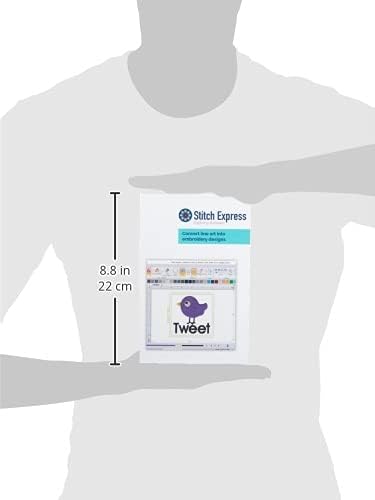 Brother SAEXPRESS-Stitch Express (Auto Digitizing Software), Kunststoff Edelstahl, ohne