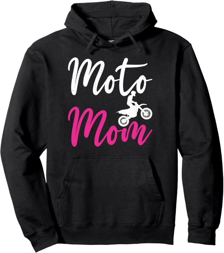 Moto Mom Dirt Bike Mutter Motocross Mum Racing Biker Mütter Pullover Hoodie