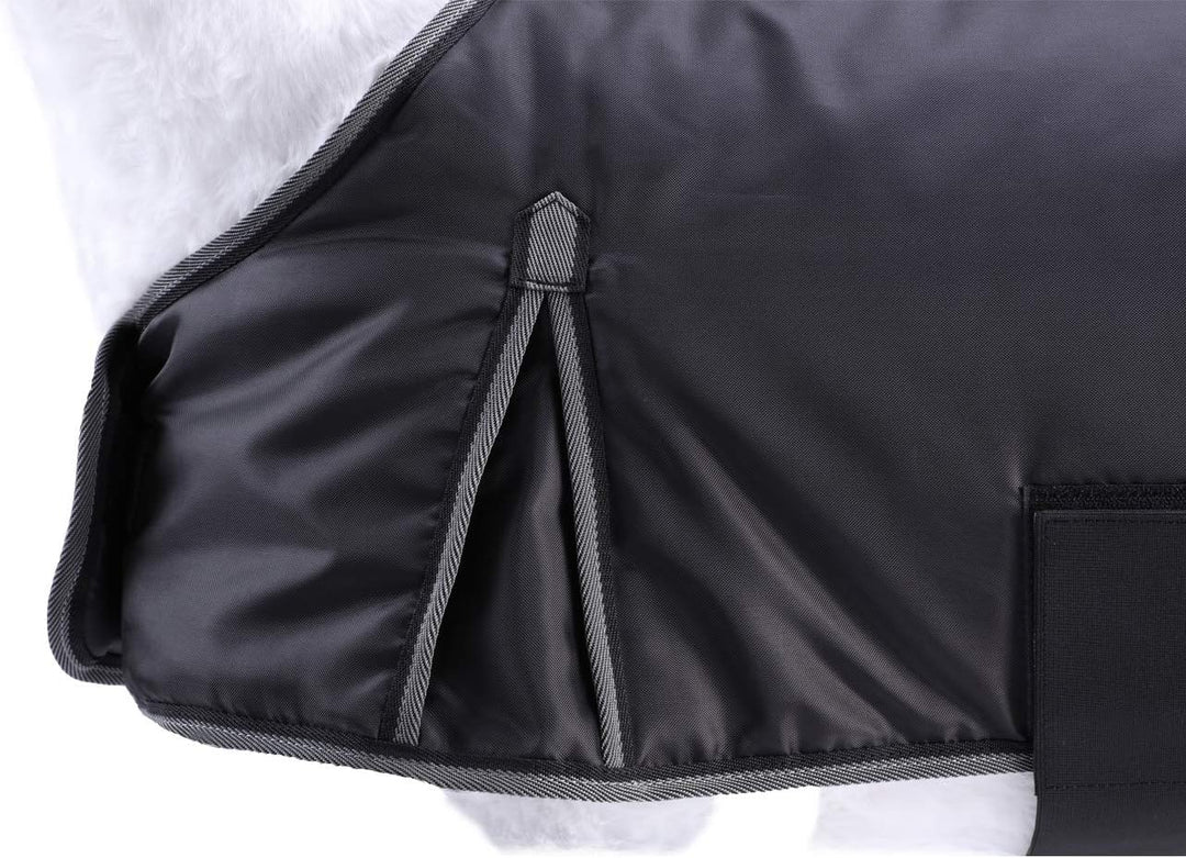 Goat Coats Atmungsaktive Tierschutz Ziegendecke Schafdecken Schafdecken (XS, Schwarz), XS