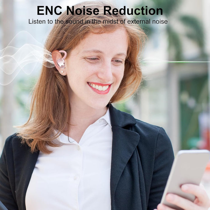 Bluetooth Kopfhörer, In Ear Kopfhörer Kabellos Bluetooth 5.4 mit 68 std Spielzeit LED-Anzeige, 4 ENC