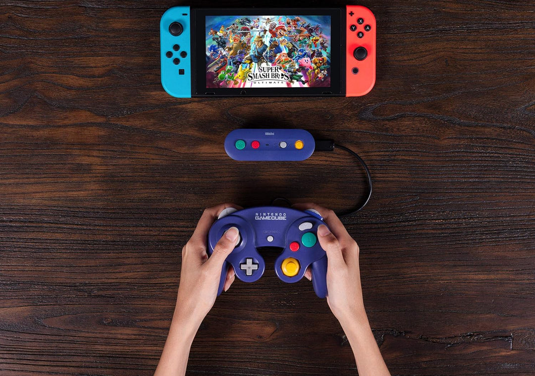 8Bitdo G Bros. Wireless Adapter for Nintendo Switch (Works with Wired GameCube & Classic Edition Con