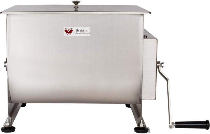 Beeketal 'FMD30' Gastro Marinator Vermenger aus Edelstahl mit ca. 30 Liter Volumen, 2 Butterfly-Misc