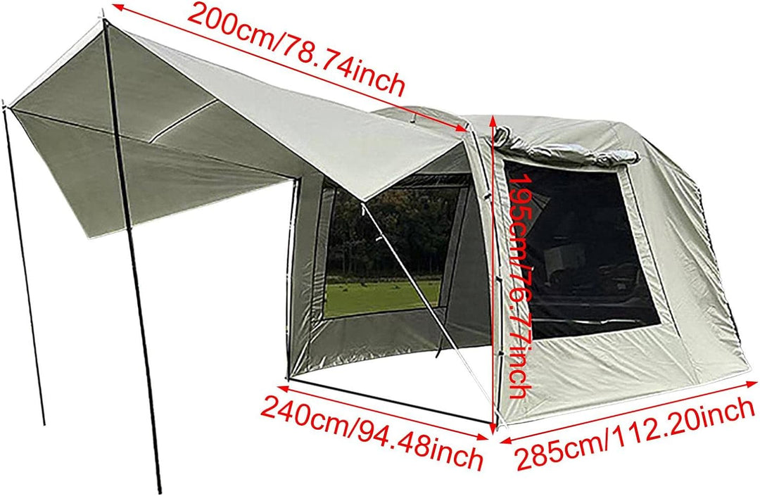 Firulab SUV-Zelte für Camping | Camping SUV Heckzelt - Grosses schattiges Campingzelt, 3 Jahreszeite
