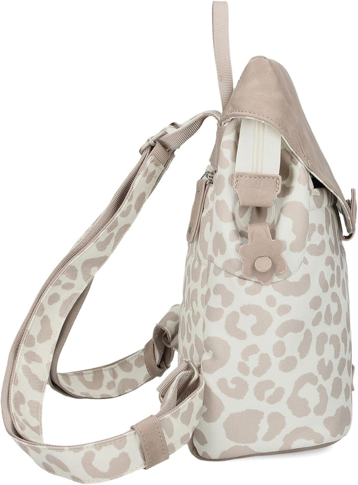 Zwei Damen City-Rucksack Olli OR8 kleiner Rucksack 5 Liter Lederoptik im Vintage-Style robust strapa