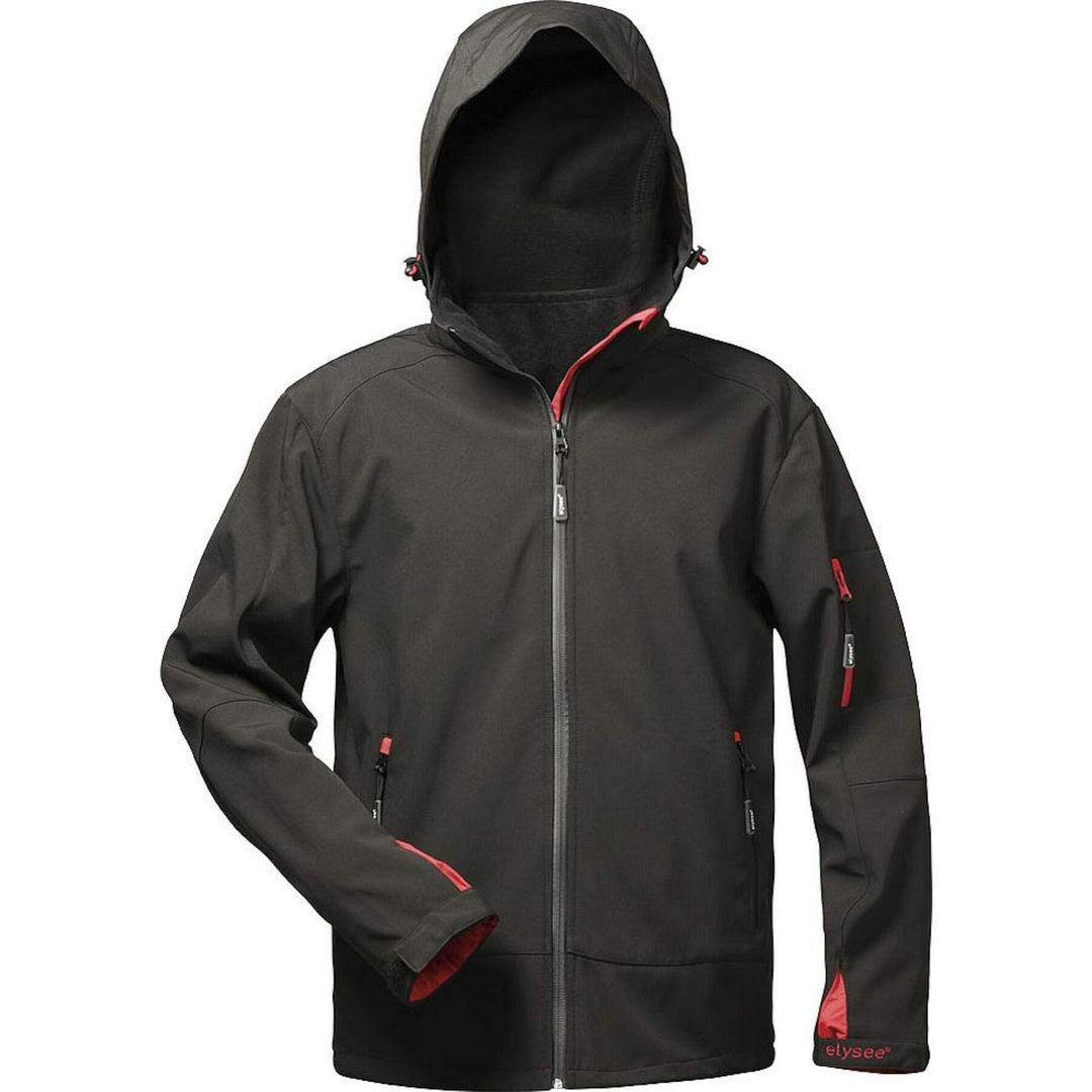 Elysee Softshell-Jacke Zeta mit Kapuze - 19980 - schwarz - Grösse: XL Schwarz, XL Schwarz