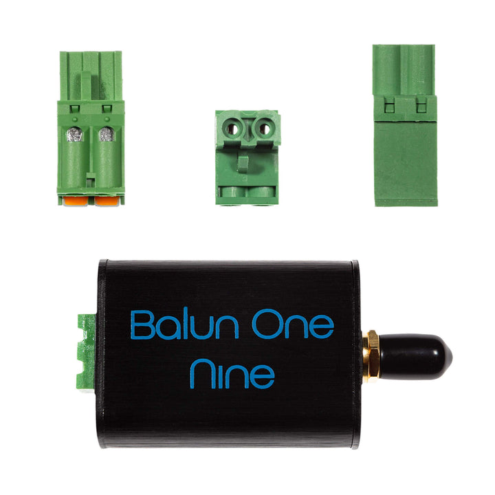 NooElec Balun One Nine v2 - Klein 9:1 (1:9) Balun mit Eingangsschutz und Gehäuse für HF und Kurzwell