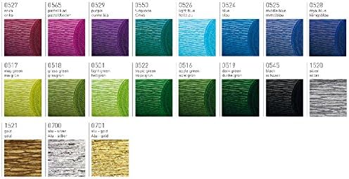 Floristen Krepp rot, 160 gr./qm wasserfest, im preiswerten 5 Rollen Set, Lieferung frei Haus