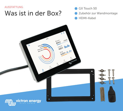 Victron Energy GX Touch 50, Anzeigebildschirm (wasserdicht), GX Touch 50