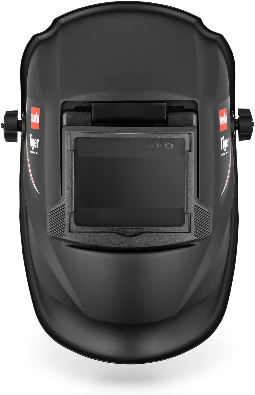 Telwin S.p.A. 802818 Tiger Schweisshelm für Mma/Mig-Mag/Wig Schweissen, Schwarz, Tiger