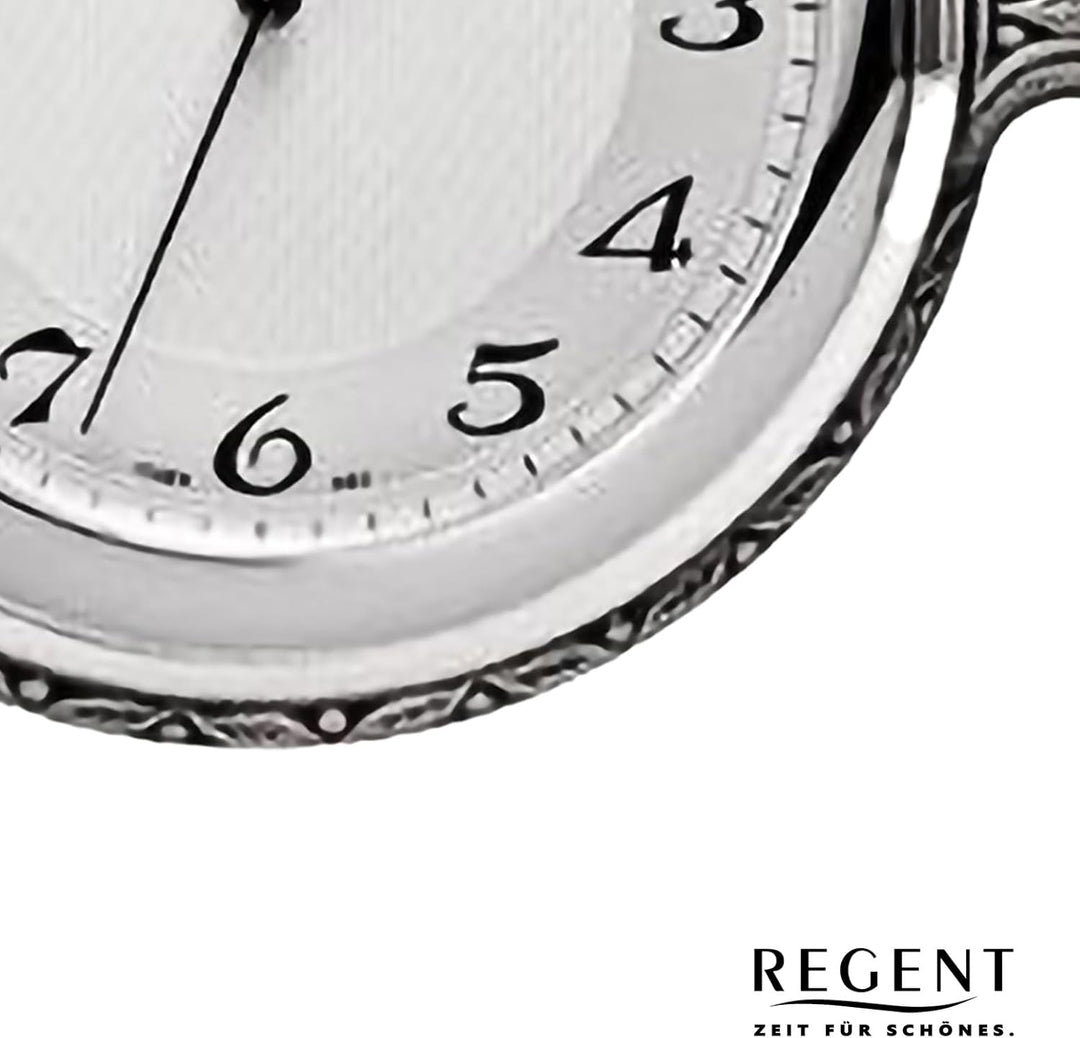 Regent Herren Taschenuhr Savonnette Antik 49 MM Mechanischer Handaufzug Zahlen und Minuteneinteilung