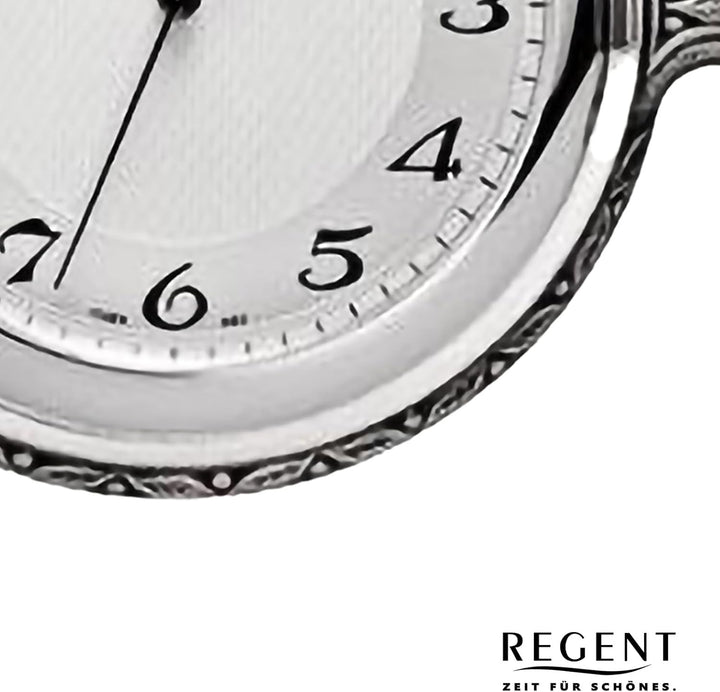 Regent Herren Taschenuhr Savonnette Antik 49 MM Mechanischer Handaufzug Zahlen und Minuteneinteilung