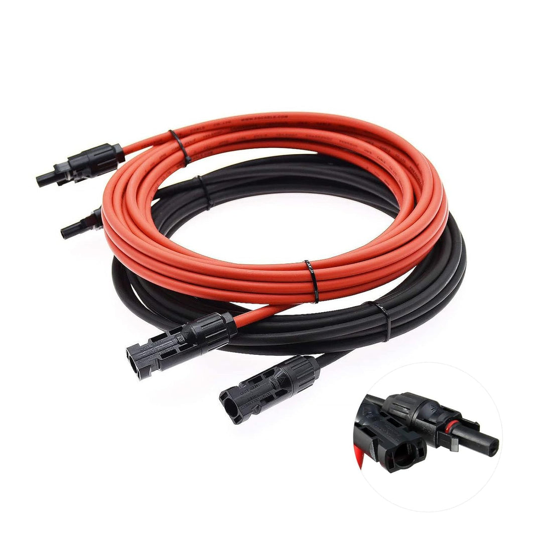 XTVTX Solarkabel 6mm²,Solarkabel Verlängerungskabel 10m,Verlängerung,Photovoltaik kabel,pv kabel 6mm