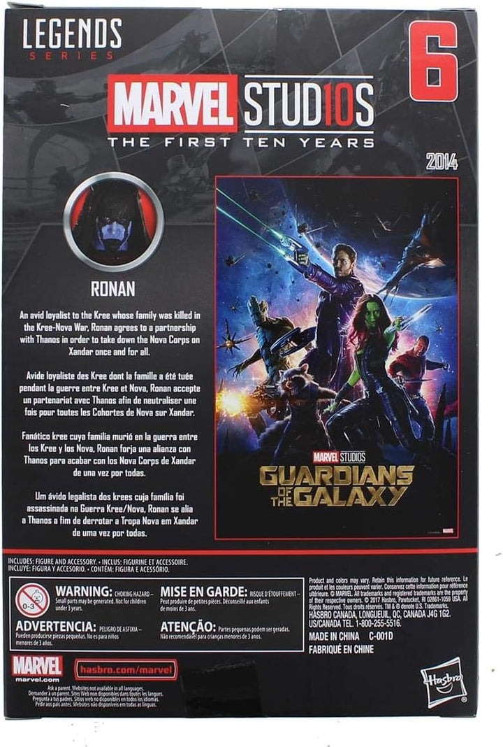 Marvel Legends Cinematic Universe 10th Anniversary Actionfigur Ronan (Exclusive)