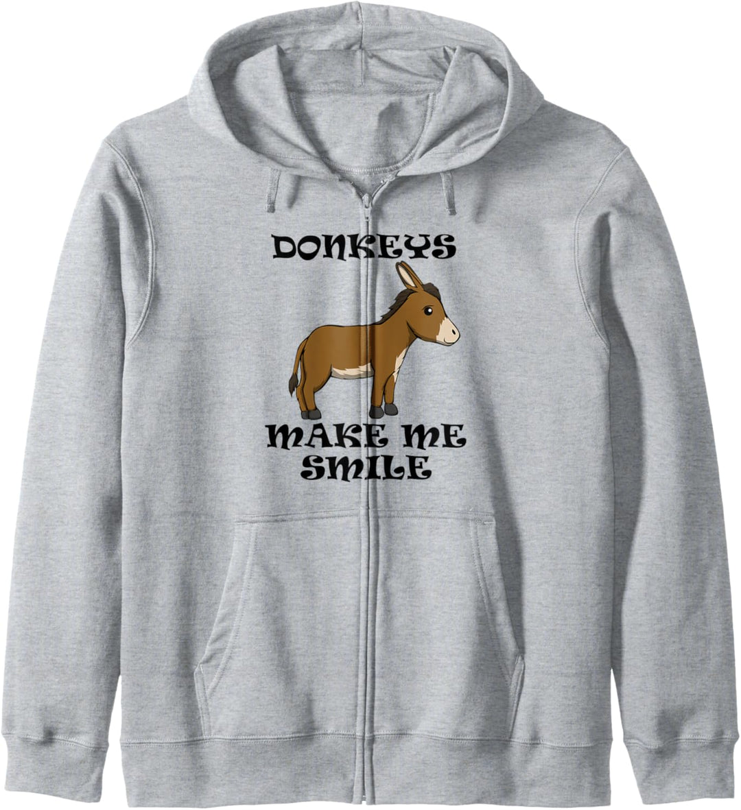 Esel bringen mich zum Lächeln Funny Mule Kapuzenjacke