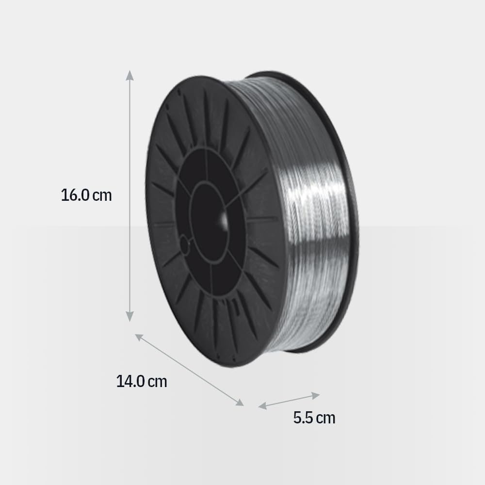 GYS Massivdrahtspule, Durchmesser 100 mm, Aluminium, AlSI 12, 0,8-0,5 Kg, 086678