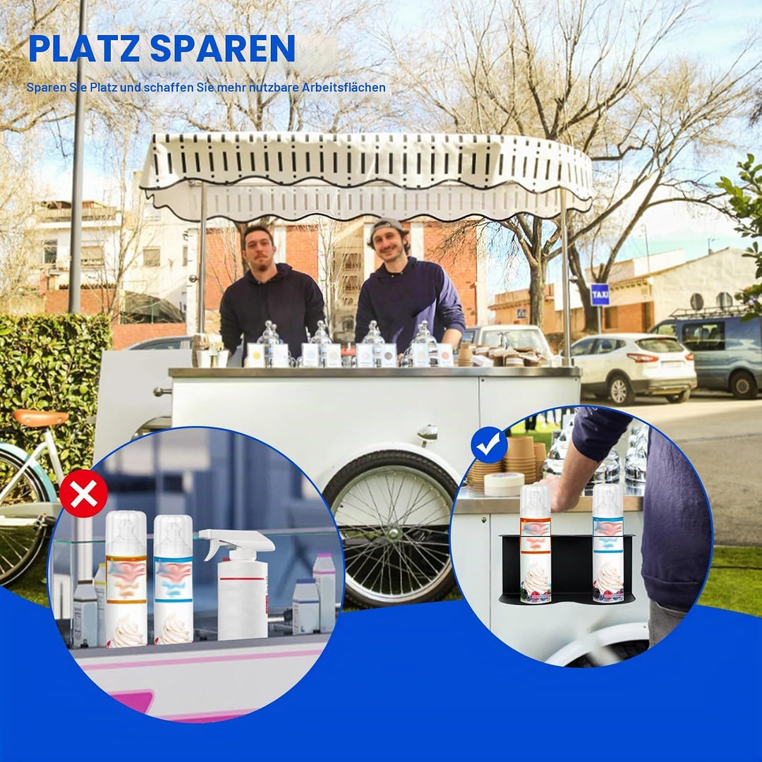 Spraydosenhalter Sprühdosenhalter Metall Dosenhalter für Sprühflaschen, Werkstatt Zubehör Sprühflasc
