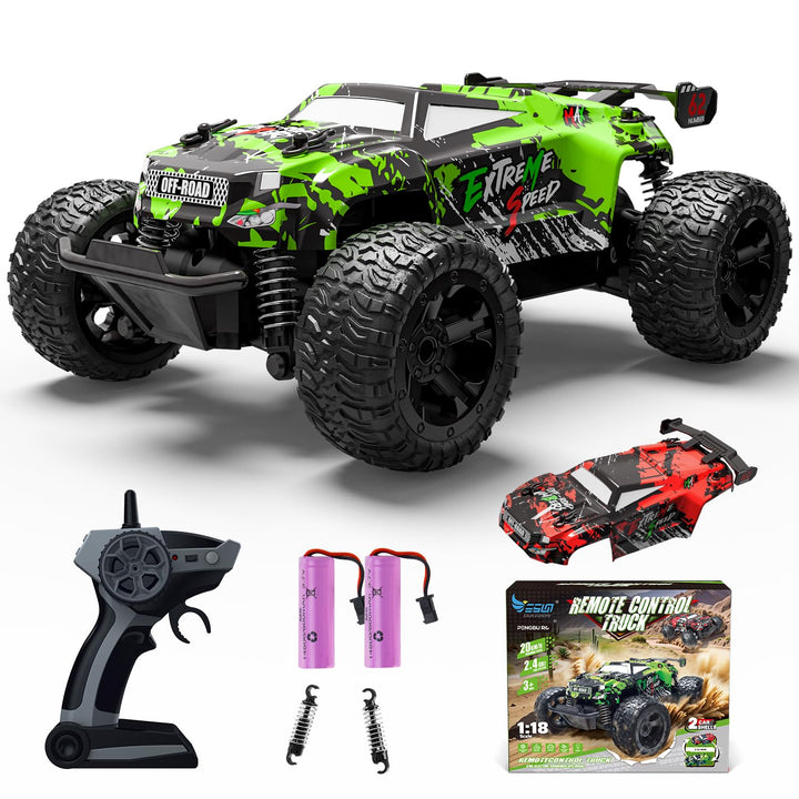 Ferngesteuertes Auto Kinder ab 3 4 5 6 8 Jahre, 1:18 Ferngesteuerter Monstertruck Ferngesteuert Mit