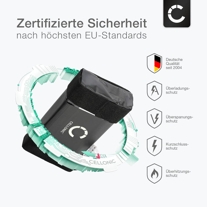 CELLONIC 1x Akku für Lautsprecher Kompatibel mit Sony SRS-X33, ST-03 - (1900mAh, 3.7V)