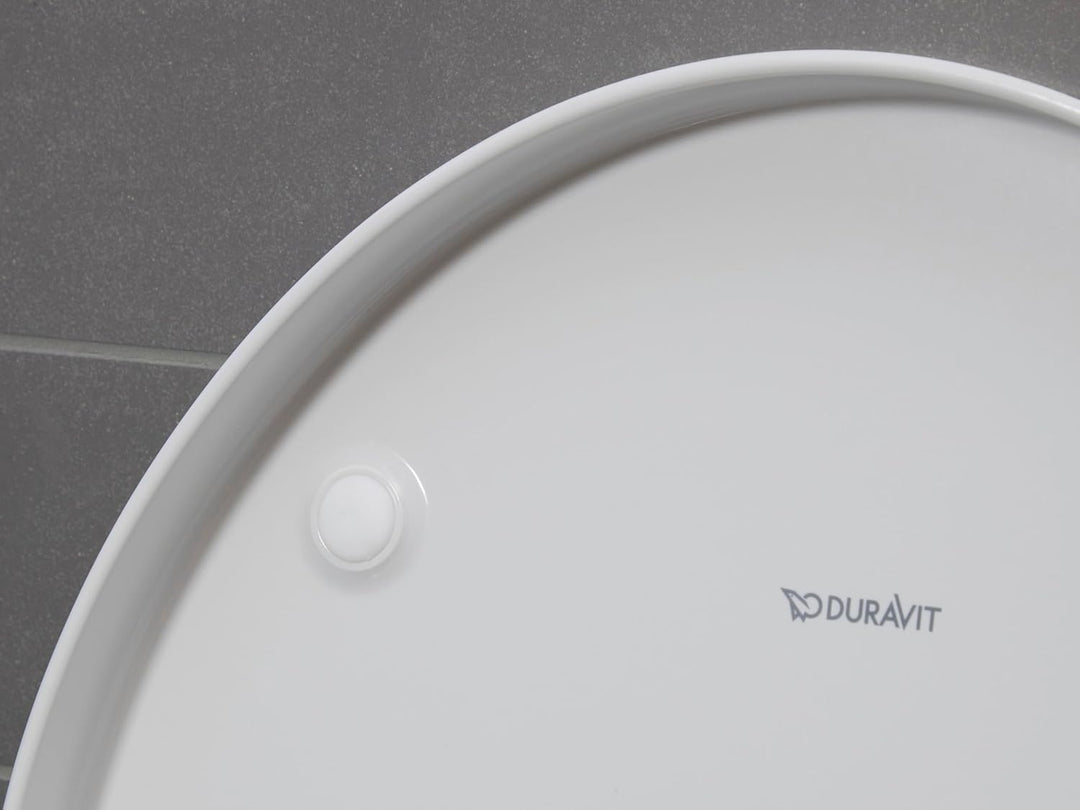 Duravit WC-Sitz DuraStyle Basic, Toilettendeckel aus Urea-Duroplast, Klodeckel mit Edelstahl Scharni