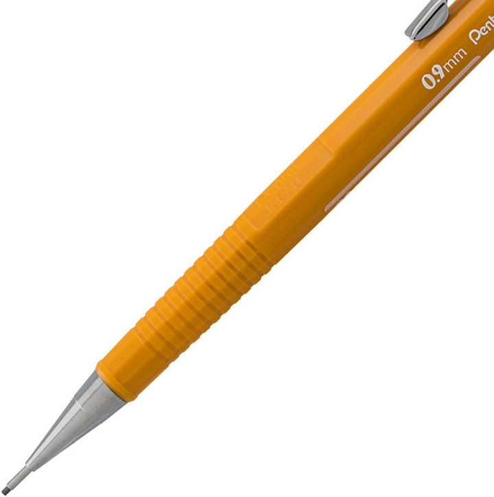 Pentel P209-G P209-G Druckbleistift, 0,9 mm, Gelb, nachfüllbar, P200 Serie 1 0,9 mm (P209) Gelb, 1 0