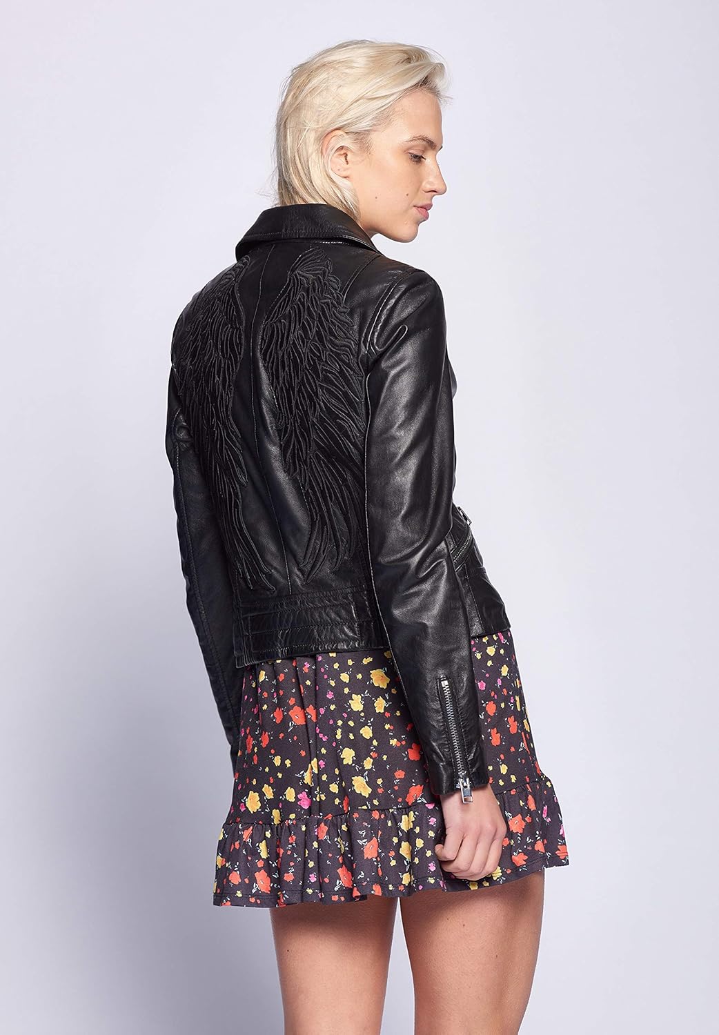 MAZE Damen Lederjacke 42020126 XS Schwarz, XS Schwarz