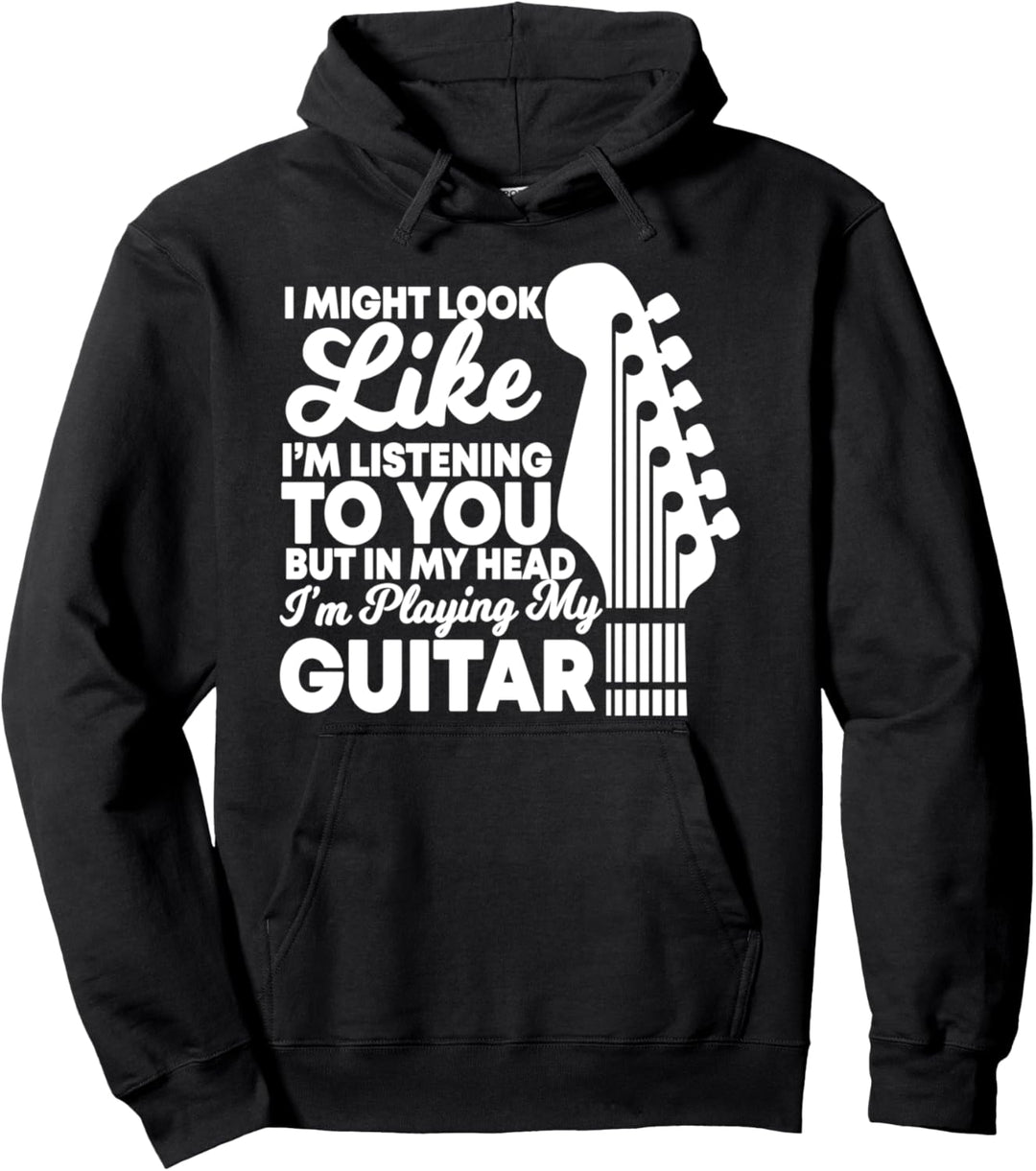 Lustiges Gitarren Motiv, Gitarristen, Bandmitglied, Sprüche Pullover Hoodie