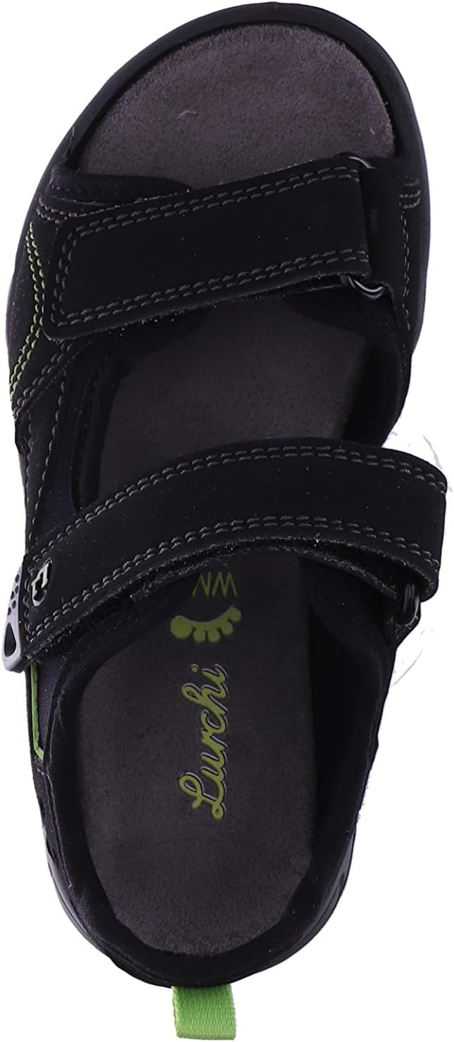 Lurchi Jungen Onny Sandale 32 EU Schwarz, 32 EU Schwarz