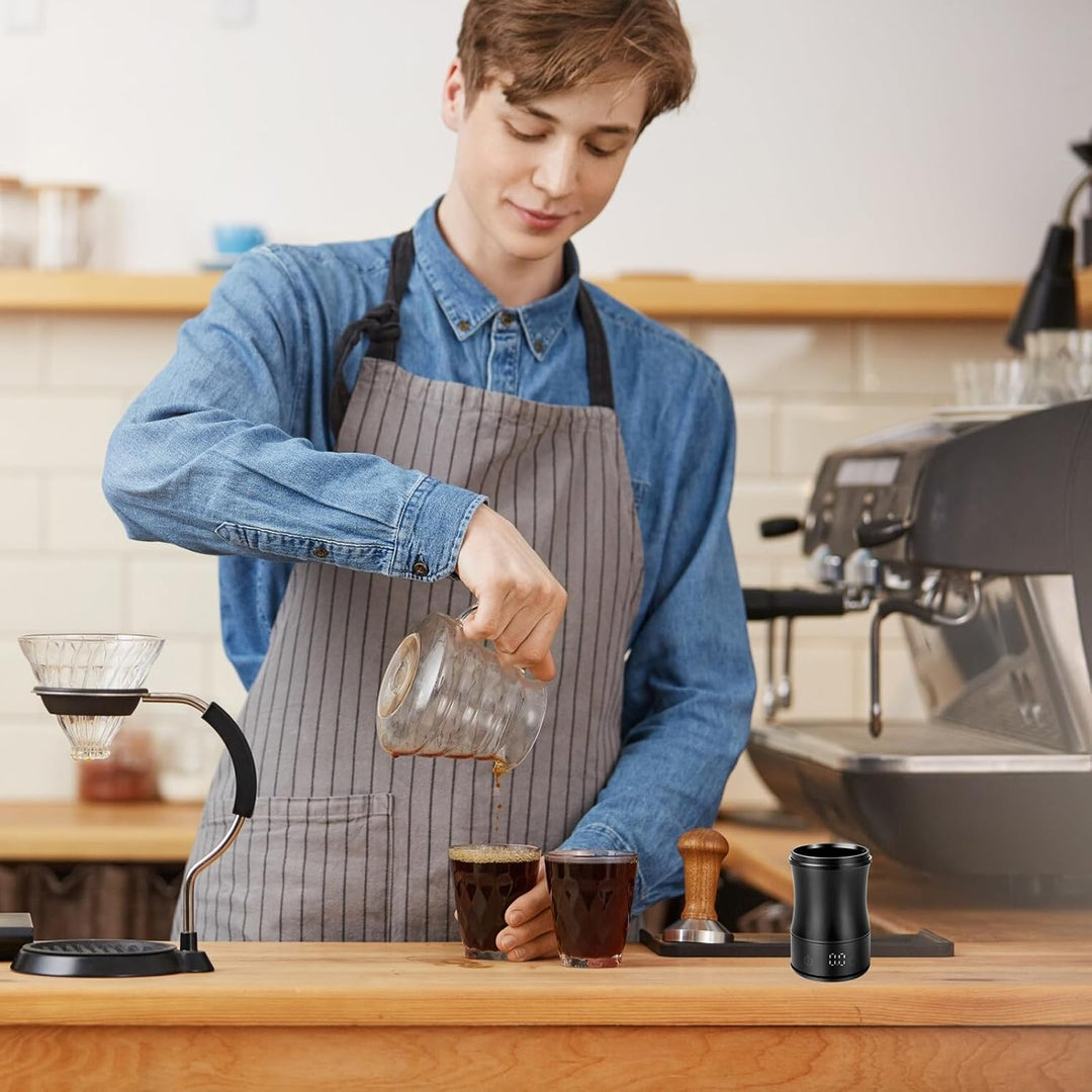 Digitales Dosierbecher, Precision kaffeewaage mit LED-Display Wiederaufladbare Espresso Waage mit Ei