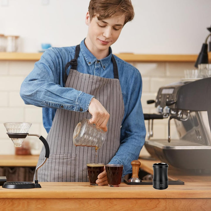 Digitales Dosierbecher, Precision kaffeewaage mit LED-Display Wiederaufladbare Espresso Waage mit Ei