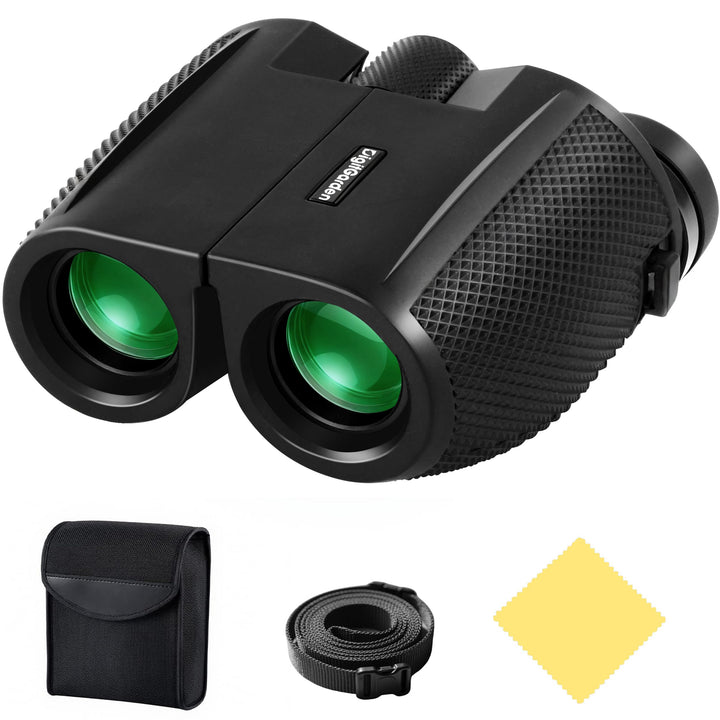 12x25 Fernglas für Erwachsene und Kinder – Kompakt & Leicht, Faltbares Mini-Fernglas mit BAK4 Prisma