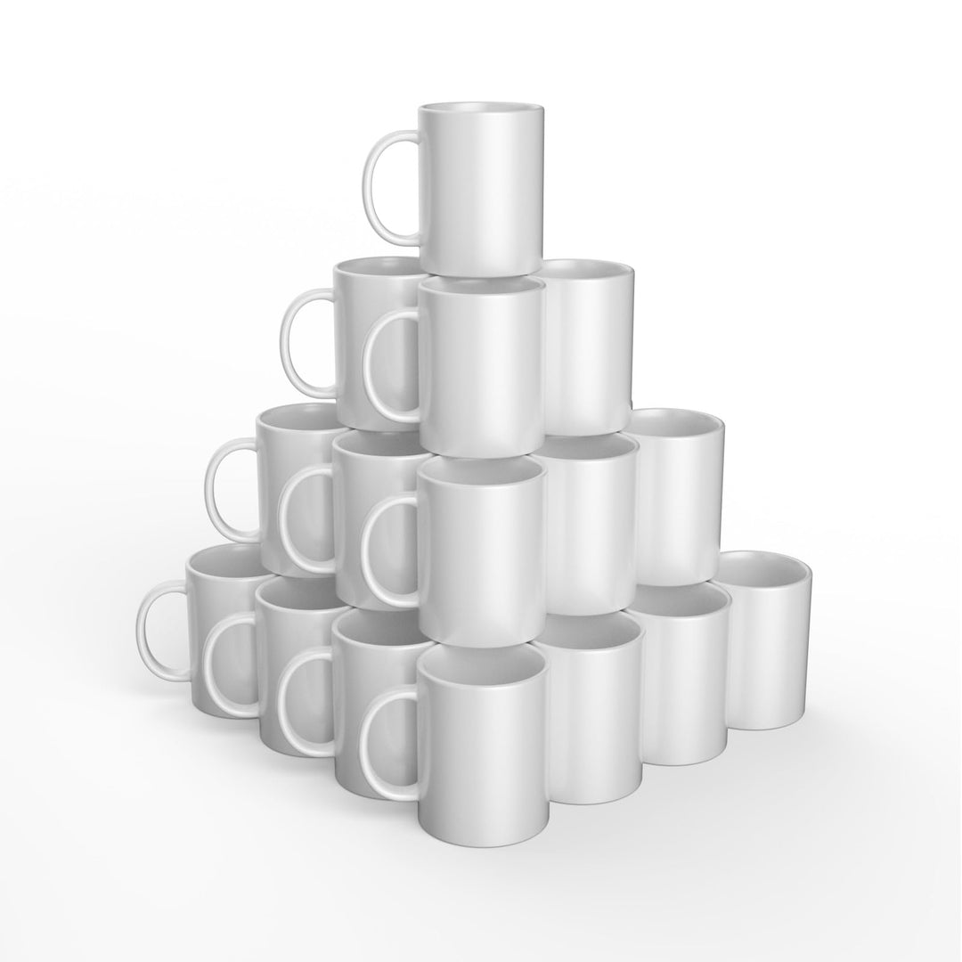 Cricut Leere Tassen, Weiss, 425 ml, 36 x Infusionble Tinte, Sublimationsbecher, zur Verwendung mit C