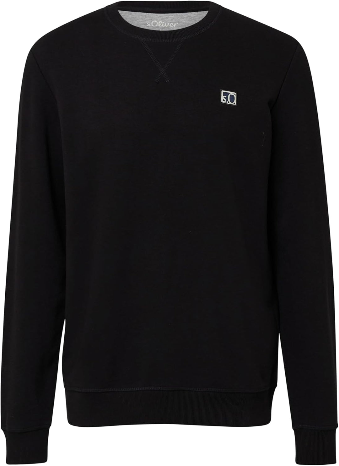s.Oliver Sweatshirt aus Baumwollmix mit Crew Neck S 9999_schwarz, S 9999_schwarz