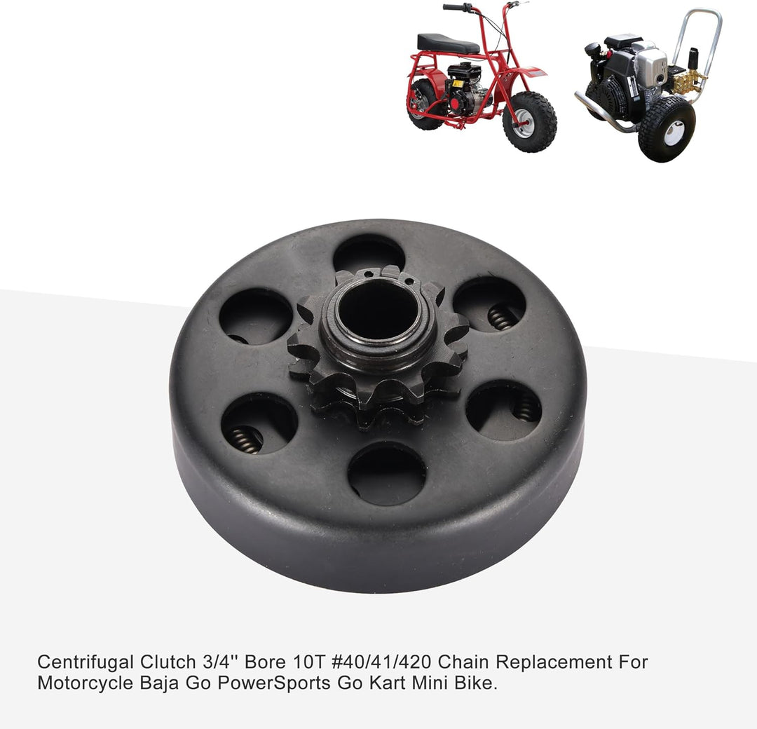 GOOFIT Fliehkraftkupplung 3/10,2 cm Bohrung 10T # 40/41/420 Kette Ersatz für Baja GO POWERSPORTS Go