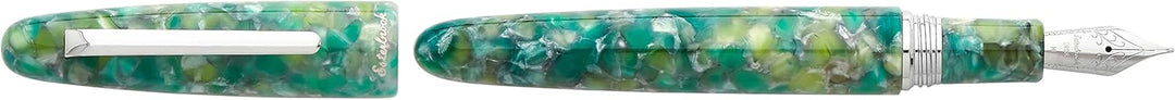 Esterbrook Füllfederhalter Estie Sea Glass aus Edelharz, Federstärke: M, ESG836-M, M