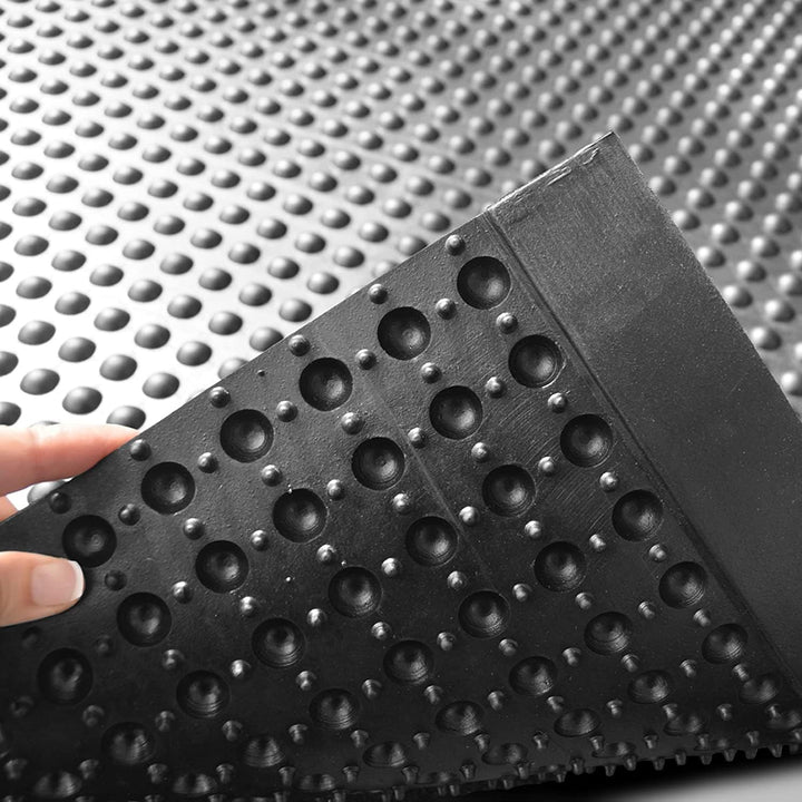Floordirekt Arbeitsplatzmatte Bubble 90 x 150 cm - Anti-Ermüdungsmatte für Steharbeitsplätze - Natur