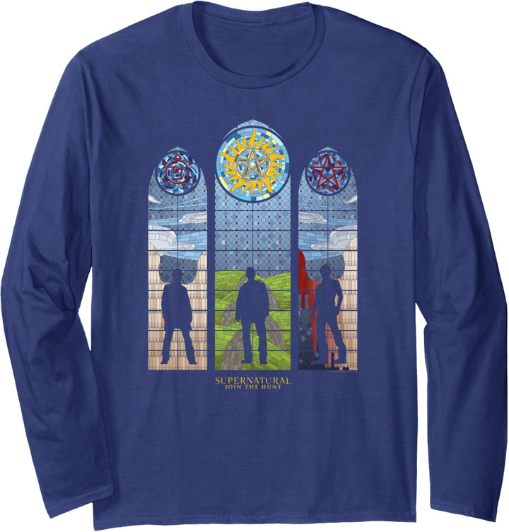 Supernatural Stained Glass Langarmshirt