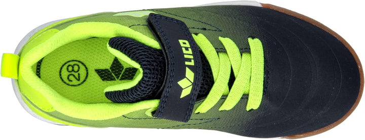 Lico Unisex Kinder Marlin Vs Hallenturnschuhe 33 EU Marine Lemon, 33 EU Marine Lemon