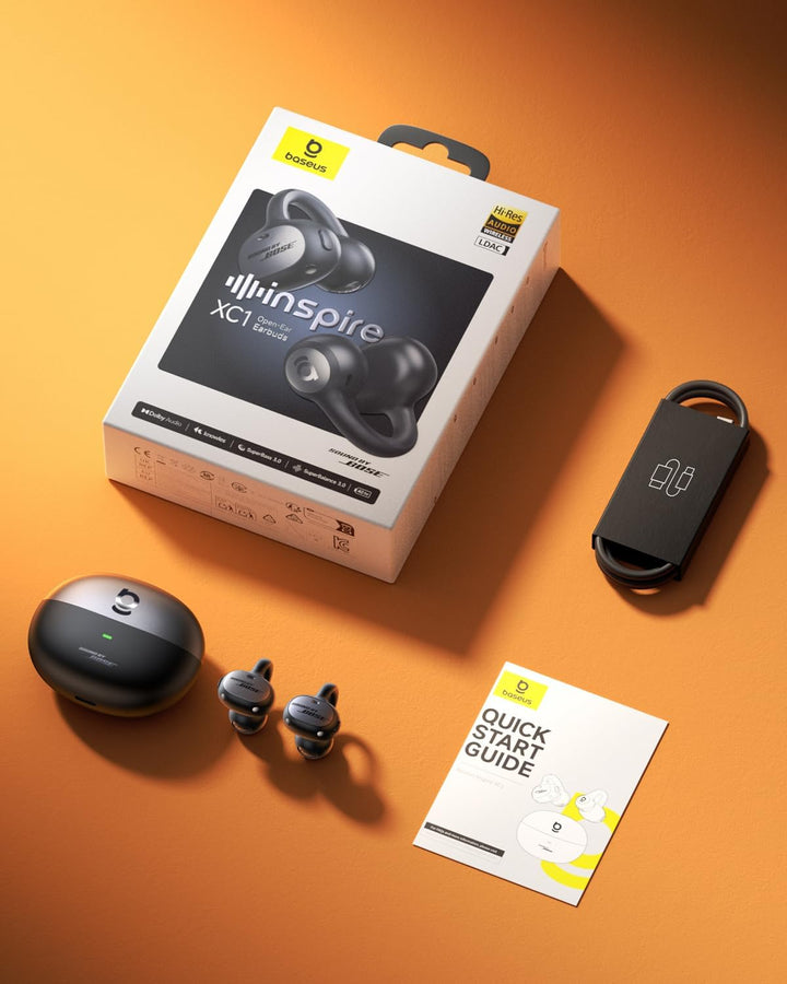 Baseus Inspire XC1 Open-ear Kopfhörer, Sound by Bose, Cloud-Komfort Open Earbuds mit Dolby Audio | H