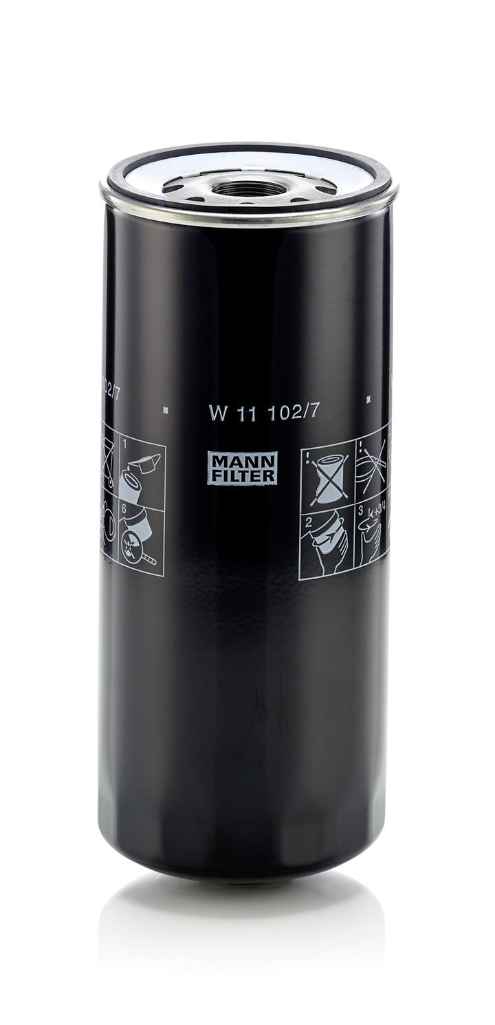 MANN-FILTER W 11 102/7 Ölfilter – Für PKW und Nutzfahrzeuge