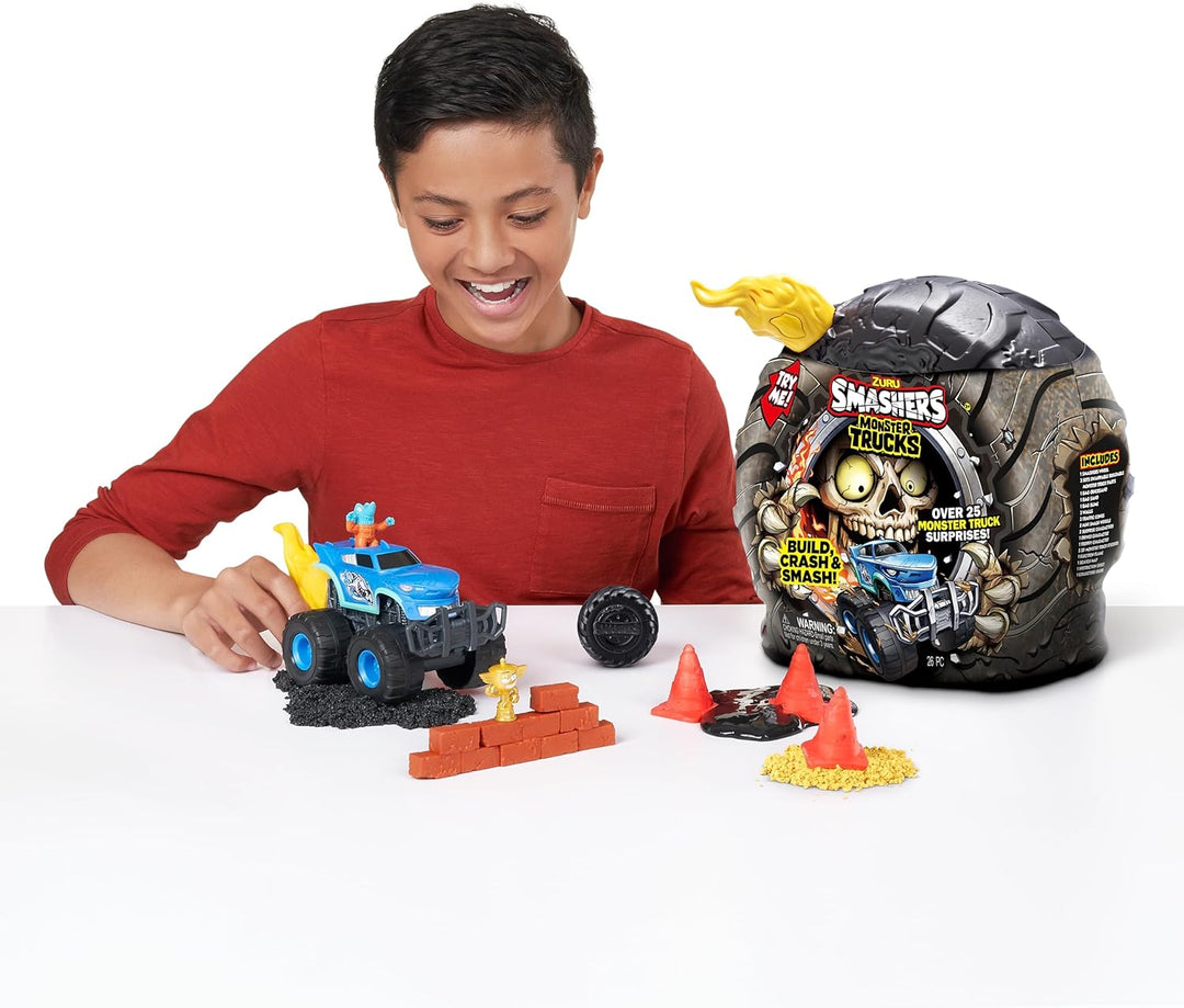 Smashers Monster Truck Surprise, Dino Drifter, von ZURU Monster Truck, Überraschung (Dino Drifter),