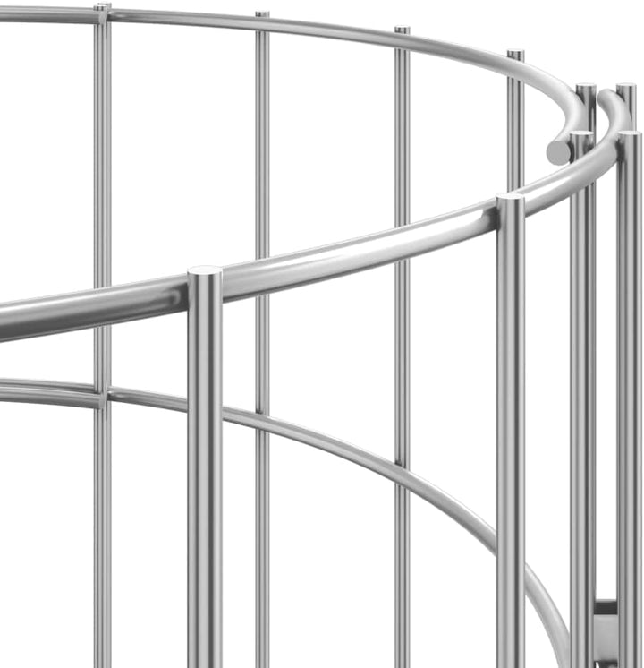 WIFESE 30x200 cm 4 Stück Gabionen Hochbeet Rund Gabionenkorb Gabionenwand Gabionen Zaun Steinkorb Ga