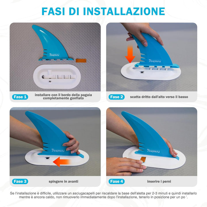 FunWater Aufblasbare Stand Up Paddling Board Sup Paddle Board Mit Verstellbarem Paddel, Handpumpe, A