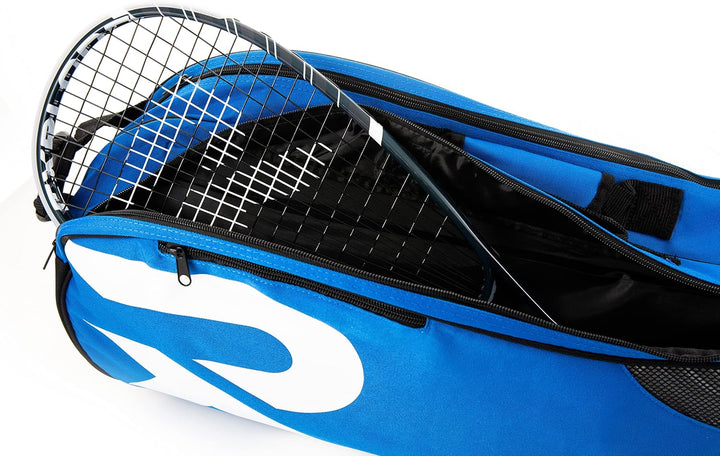 Raquex Schlägertasche für Tennis-, Badminton- und Squashschläger. Tennistasche für bis zu 6 Schläger