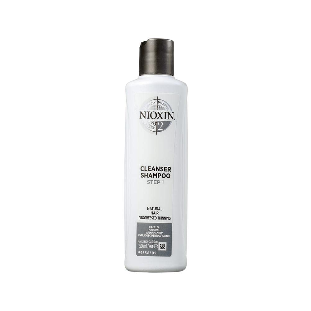 Nioxin Hair System 2 - Set Shampoo + Pflegespülung + Behandlung für feines Haar mit Schwächung, 1er