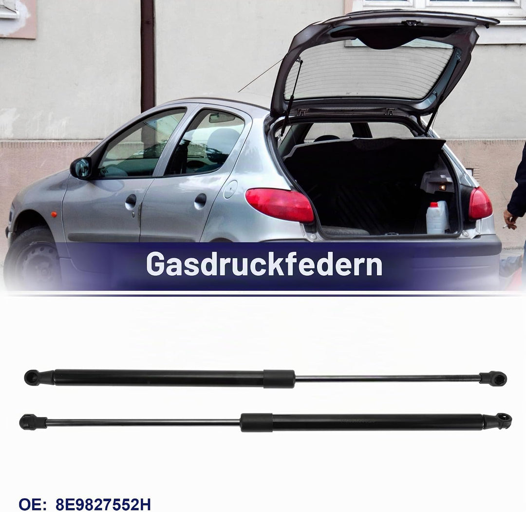 2x Gasfeder Heckklappe Dämpfer 8E9827552H Gasdruckfeder Heckklappendämpfer für A4 Avant (8ED) Kombi