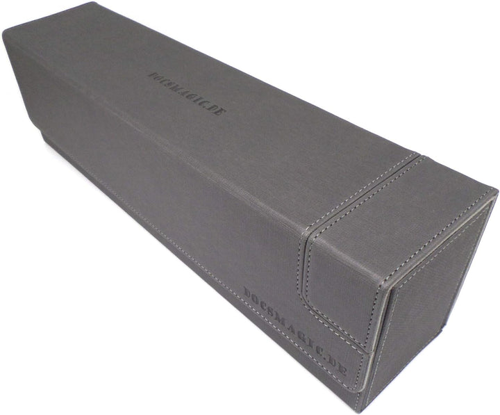 docsmagic.de Premium Magnetic Tray Long Box Silver Large + 4 Flip Boxes - Silber Large + 4 Flip Boxe