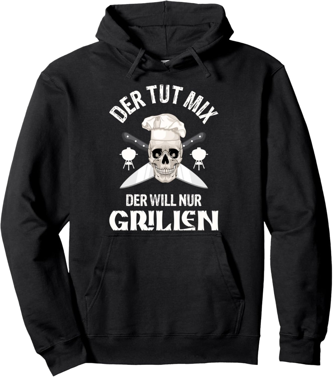 Grillen Griller Wurst BBQ Grill-Fan Männer Der Tut Nix Pullover Hoodie