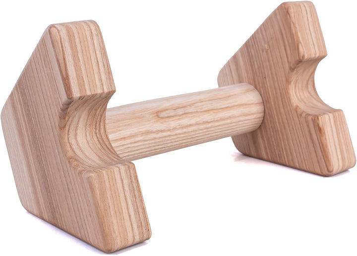 HELLUX Liegestützgriffe Holz | Parallettes Calisthenics Equipment | Handstand Griffe | Turn Zubehör