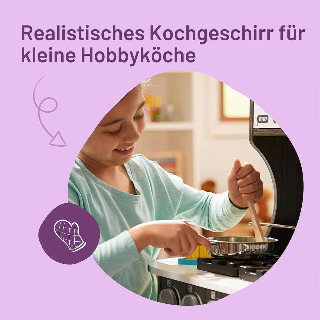 Melissa & Doug Töpfe und Pfannen Spielset & Rollenspiel Küchenzubehör für Kinder Spielküche & Essens