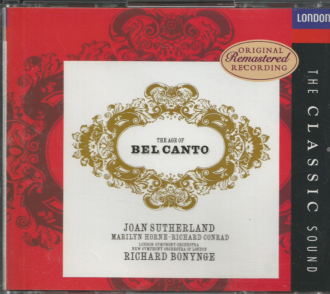 The Age of Bel Canto, Audio-CD